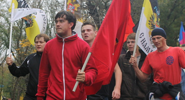 "Русский марш" в Краснодаре, 4 ноября 2012 г. Фото Никиты Серебрянникова для "Кавказского узла"