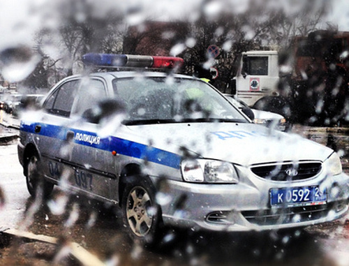 Полицейский автомобиль. Фото Александры Губановой/Югополис, http://www.yugopolis.ru
