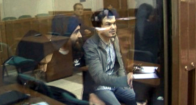 Подсудимые по делу о попытке подрыва поезда "Сапсан" в зале судебных заседаний. Фото пресс-службы Мосгорсуда, http://www.mos-gorsud.ru