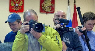 Журналисты в зале суда. Москва, 2 ноября 2012 г. Фото Юлии Буславской для "Кавказского узла"