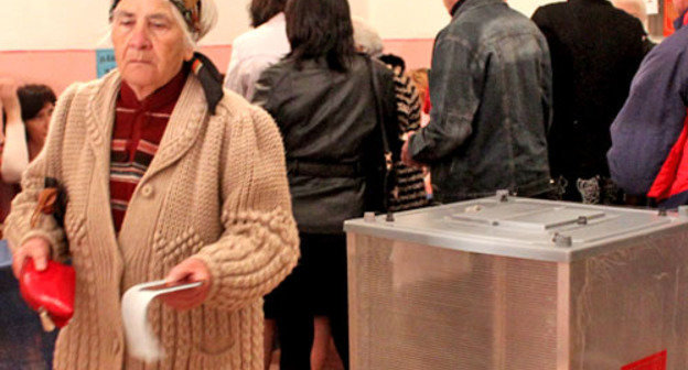 Выборы в парламент Северной Осетии. Владикавказ, 11 октября 2012 г. Фото Эммы Марзоевой для "Кавказского узла"