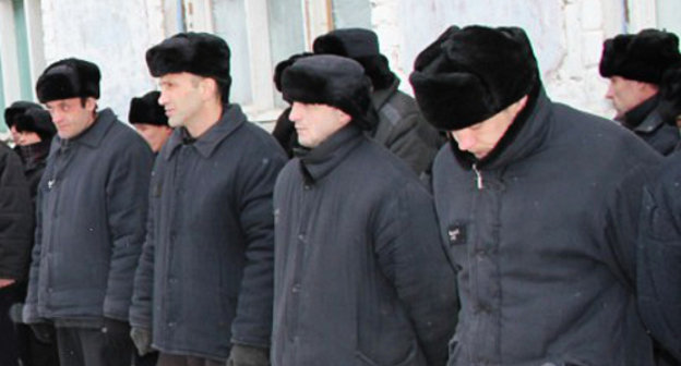 Осужденные в исправительной колонии № 1 УФСИН России по Республике Калмыкия. Февраль 2012 г. Фото: http://ufsin-kalmykia.livejournal.com