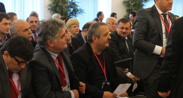 Перед началом российско-турецкого бизнес-форума во Владикавказе 13 ноября 2012 г. Фото Эммы Марзоевой для "Кавказского узла"
