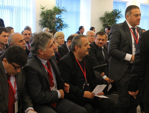 Перед началом российско-турецкого бизнес-форума во Владикавказе 13 ноября 2012 г. Фото Эммы Марзоевой для "Кавказского узла"