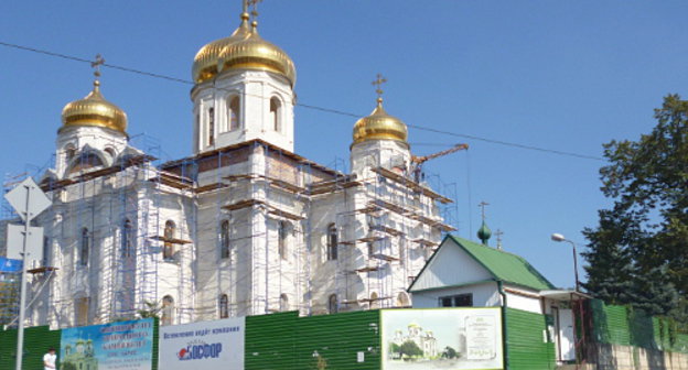 Спасский собор в Пятигорске, октябрь 2012 г. Фото Татьяны Мочаловой для "Кавказского узла"