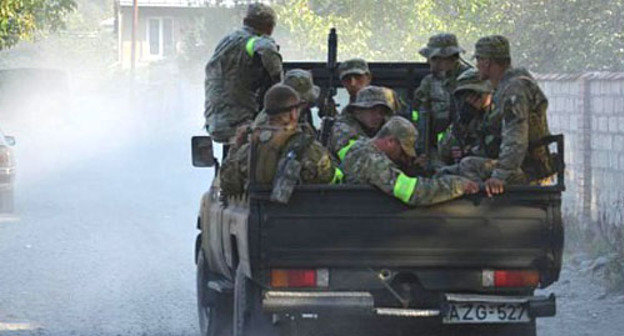 Спецоперация МВД Грузии возле грузино-российской границы в ущелье Лопота. Фото: Информационный Центр Кахети, http://www.ick.ge/