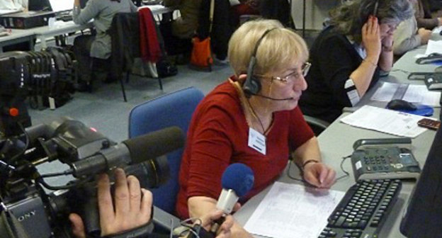 Традиционный общеевропейский телефонный марафон фонда "Айастан" во Франции, 18-21 ноября 2010 г. Фото: Общеармянский Фонд "Айастан", http://himnadram.org