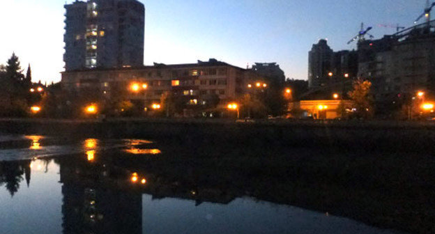 Вечерний Сочи. Фото Светланы Кравченко для "Кавказского узла"