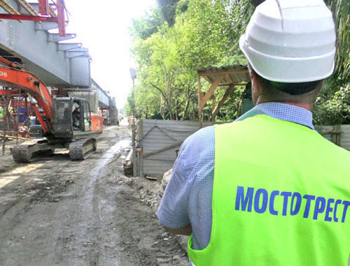 Строительство дороги-дублера в Сочи. Фото Светланы Кравченко для "Кавказского узла" 