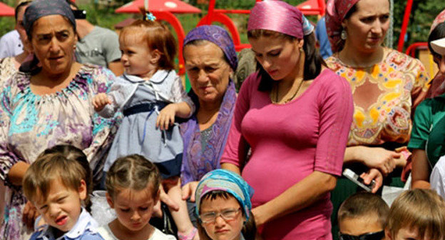 Открытие детского сада в Итум-Кали, Чечня. Фото http://itum-kali.com