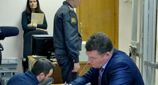 Алексей Гребенской в зале суда. Фото Юлии Буславской для "Кавказского узла"