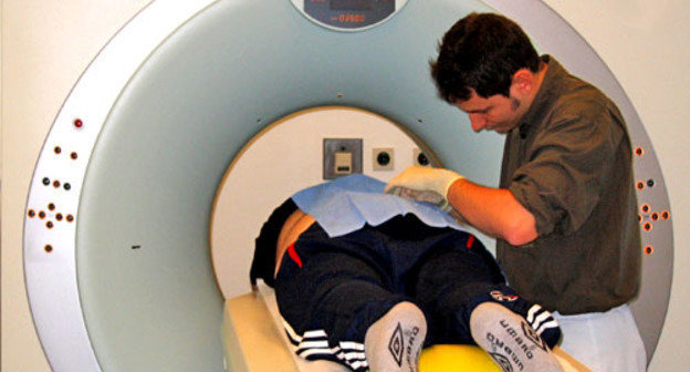 Современный компьютерный томограф. Фото http://ru.wikipedia.org