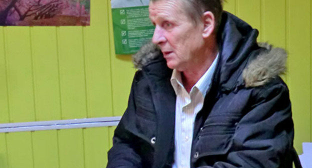 Руководитель общественного движения "Комитет гражданского контроля" Сергей Булдаков. Краснодарский край, 9 декабря 2012 г. Фото Натальи Дорохиной для "Кавказского узла"