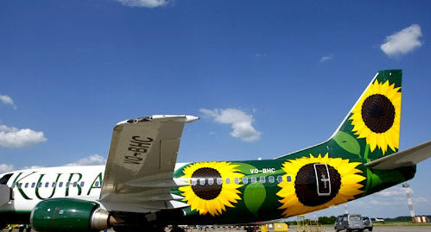 Самолет авиакомпании "Кубань". Фото: Владимир Аносов/Югополис