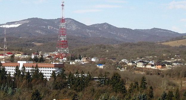 Нальчик, вид на телевышку. Фото: Аслан Шауей, http://escogido7.livejournal.com