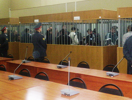 Судебные слушания по делу о нападении на Нальчик. 19 марта 2009 года. Фото корреспондента "Кавказского Узла" Луизы Оразаевой.
