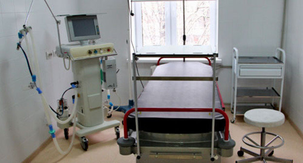 Новое оборудование в отремонтированном отделении детской гематологии и онкологии в республиканской детской клинической больнице. Северная Осетия, Владикавказ, 17 декабря 2012 г. Фото Харитона Кабисова для "Кавказского узла"