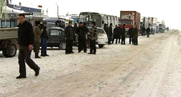 Пункт пропуска Новошахтинск на границе с Украиной. Фото http://www.dontr.ru