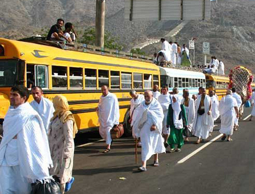 Паломники во время хаджа в Саудовской Аравии. Фото: http://fond-adygi.ru