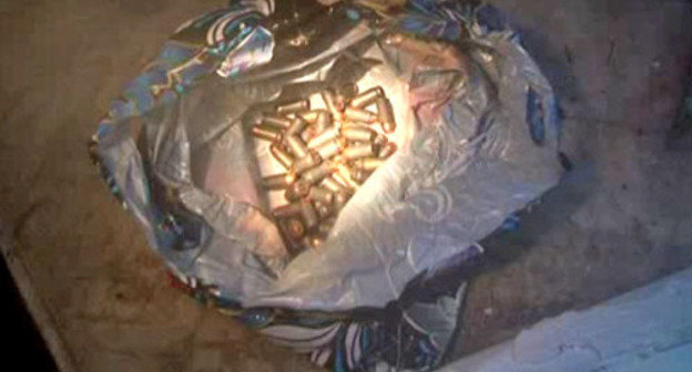 Патроны, найденные на месте спецоперации. Махачкала, 29 декабря 2012 г. Фото: министерство внутренних дел по Республике Дагестан, http://05.mvd.ru