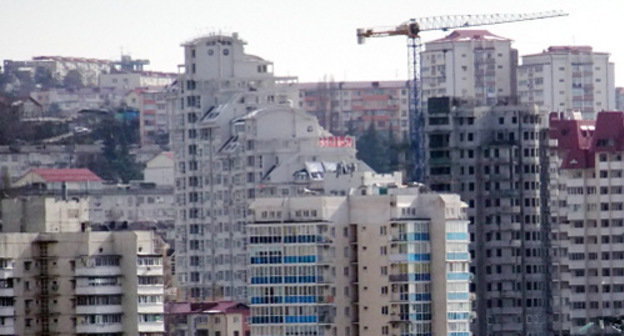 Панорама микрорайона КСМ в Сочи, февраль 2012 г. Фото Светланы Кравченко для "Кавказского узла"