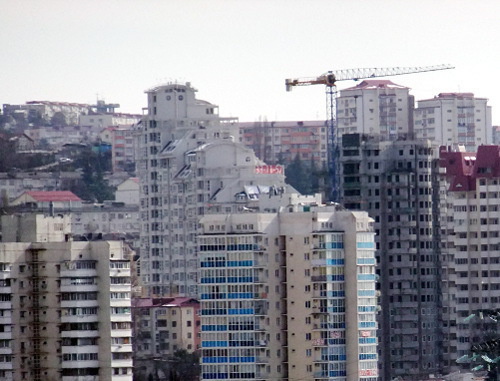 Панорама микрорайона КСМ в Сочи, февраль 2012 г. Фото Светланы Кравченко для "Кавказского узла"