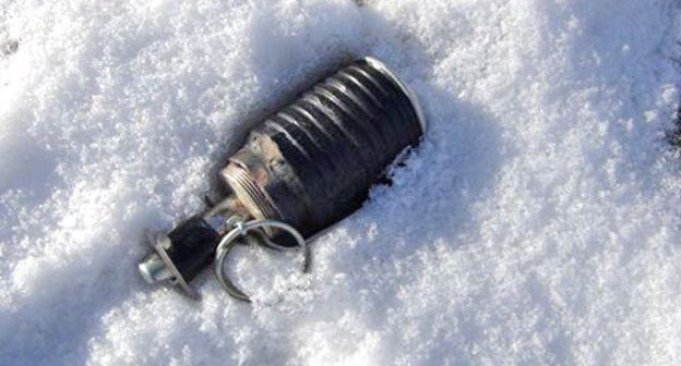 Граната. Кабардино-Балкария, 11 января 2013 г. Фото: министерство внутренних дел по Кабардино-Балкарской республике, http://07.mvd.ru