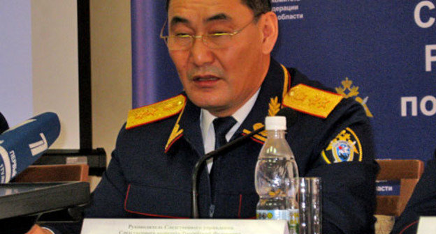 Михаил Музраев во время пресс-конференции. Волгоград, 14 января 2012 г. Фото Вячеслава Ященко для "Кавказского узла"