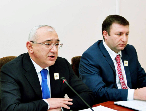 Представители ЦИК Армении. Слева - председатель ЦИК Тигран Мукучян. Фото: http://armenpress.am