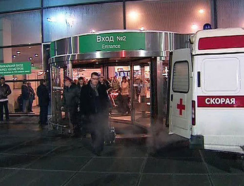 В аэропорту Домодедово после теракта 24 января 2011 г. Фото: Правоохранительный портал Российской Федерации, http://www.112.ru