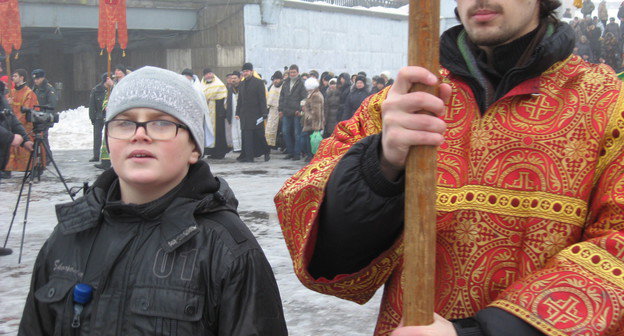 Празднование Крещения в Волгограде. 19 января 2012 г. Фото Вячеслава Ященко для "Кавказского узла"