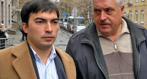 Матвей Цзен (слева) и Александр Агафонов. Москва, 15 ноября 2012 г. Фото Юлии Буславской для "Кавказского узла"