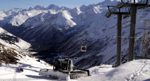 Канатная дорога в Приэльбрусье, КБР. Фото Луизы Оразаевой для "Кавказского узла"