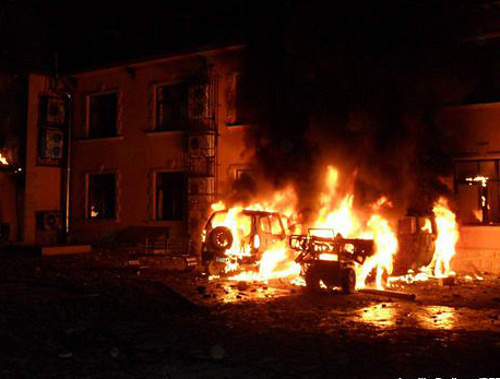 Беспорядке в Исмаиллы, Азербаджан, 24 января 2013 г. Фото: http://www.azadliq.org