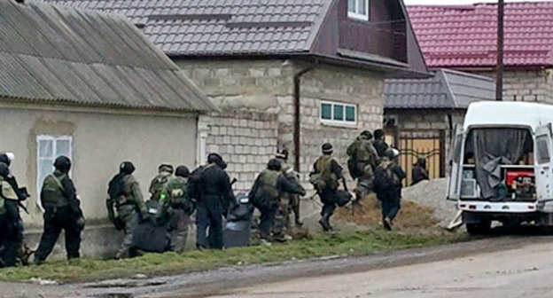 Спецоперация. Кабардино-Балкария, 25 января 2013 г. Фото: Пресс-служба МВД по КБР