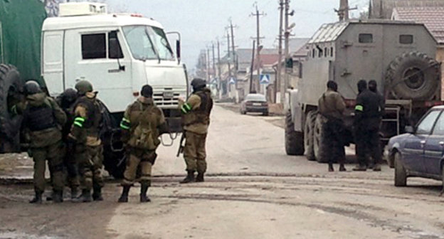 Спецоперация в Чегеме, КБР, 25 января 2013 г. Фото: http://07.mvd.ru