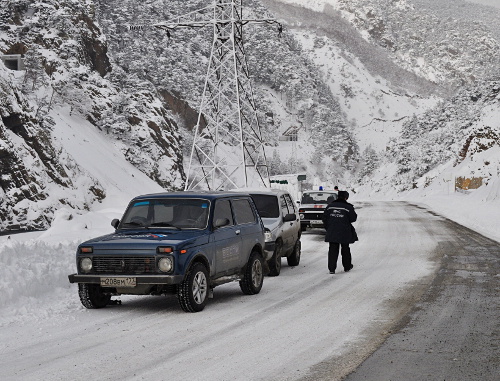 Транскавказская магистраль. Фото пресс-службы ГУ МЧС Северной Осетии, http://www.15.mchs.gov.ru