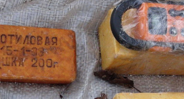 Самодельное взрвыное устройство. Фото: nak.fsb.ru