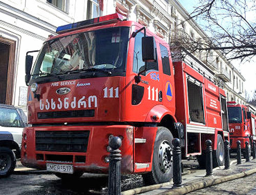Пожарные машины. Фото: Александр Имедашвили, NEWSGEORGIA
