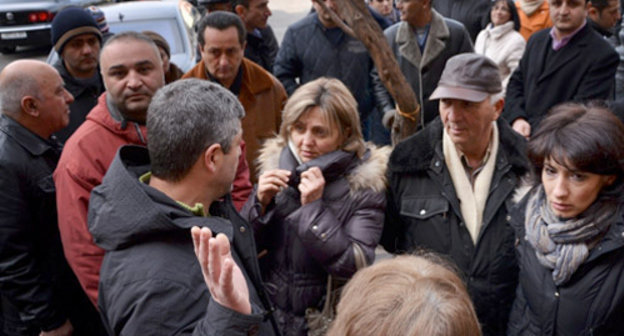 Участники акции стоматологов против изменений в налоговом законодательстве Армении. Ереван, 31 января 2013 г. Фото: http://www.ilur.am