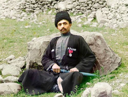 Дагестанец. Между 1906-1915 годами. Фото: С. М. Прокудина-Горского, http://commons.wikimedia.org