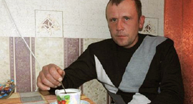 38-летний житель деревни Огаревичи Ганцевичского района Андрей Ковш, бывший работник кирпичного завода в Дагестане. 2 февраля 2013 г. Фото: http://euroradio.fm
