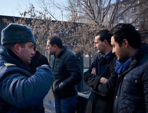Акция стоматологов против изменений в налоговом законодательстве Армении. Ереван, 31 января 2013 г. Фото: http://www.ilur.am