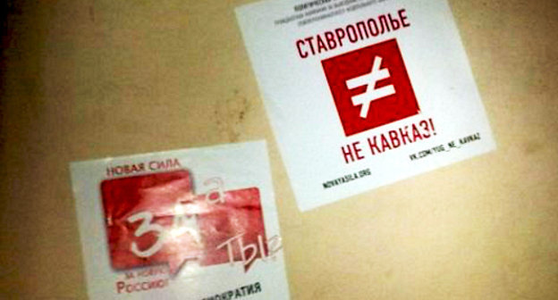 Листовки партии "Новая сила". Фото: http://vk.com/ns_stavropol