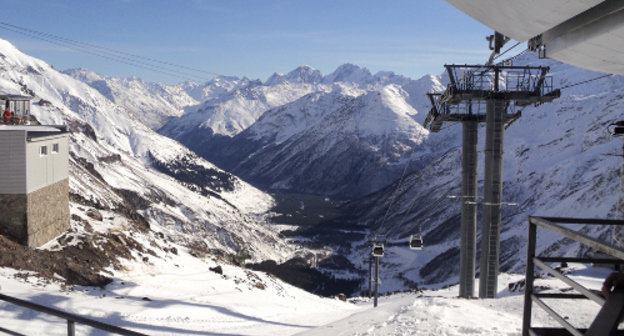 Канатная дорога в Приэльбрусье. Фото Луизы Оразаевой для "Кавказского узла"