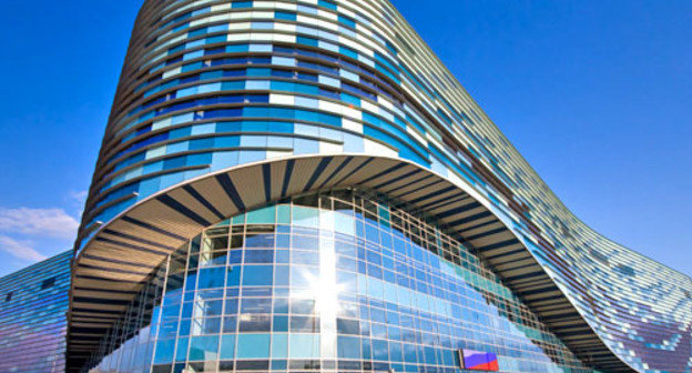 Новый ледовый дворец "Айсберг" в Сочи. Фото: государственная корпорация Олимпстрой, http://www.sc-os.ru