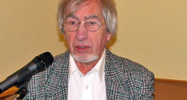 Алексей Левинсон во время ежегодной конференции Левада-Центра «События и тенденции 2012 года в общественном мнении». Москва, 23 января 2013 г. Фото Натальи Крайновой для "Кавказского узла"