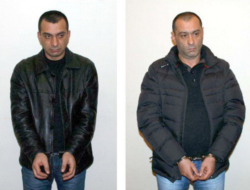 Подозреваемые в покушении на Паруйра Айрикяна. Фото СНБ Армении