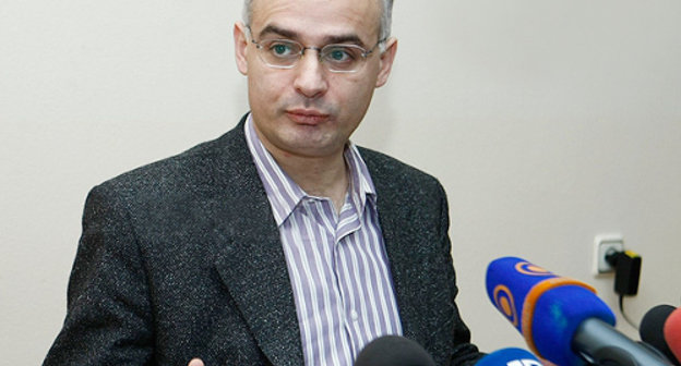 Координатор АНК Левон Зурабян на пресс-конференции 8 февраля 2013 г. Фото: © PanARMENIAN Photo/Hrant Khachatryan