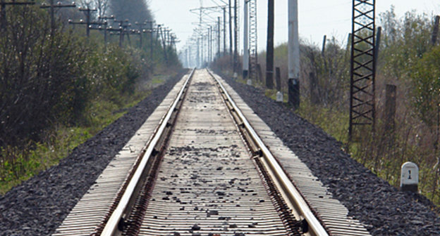 Грузия, полотно железной дороги. Фото: http://web.railway.ge